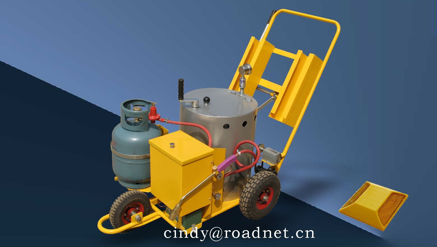 Adhesive applicator view 2