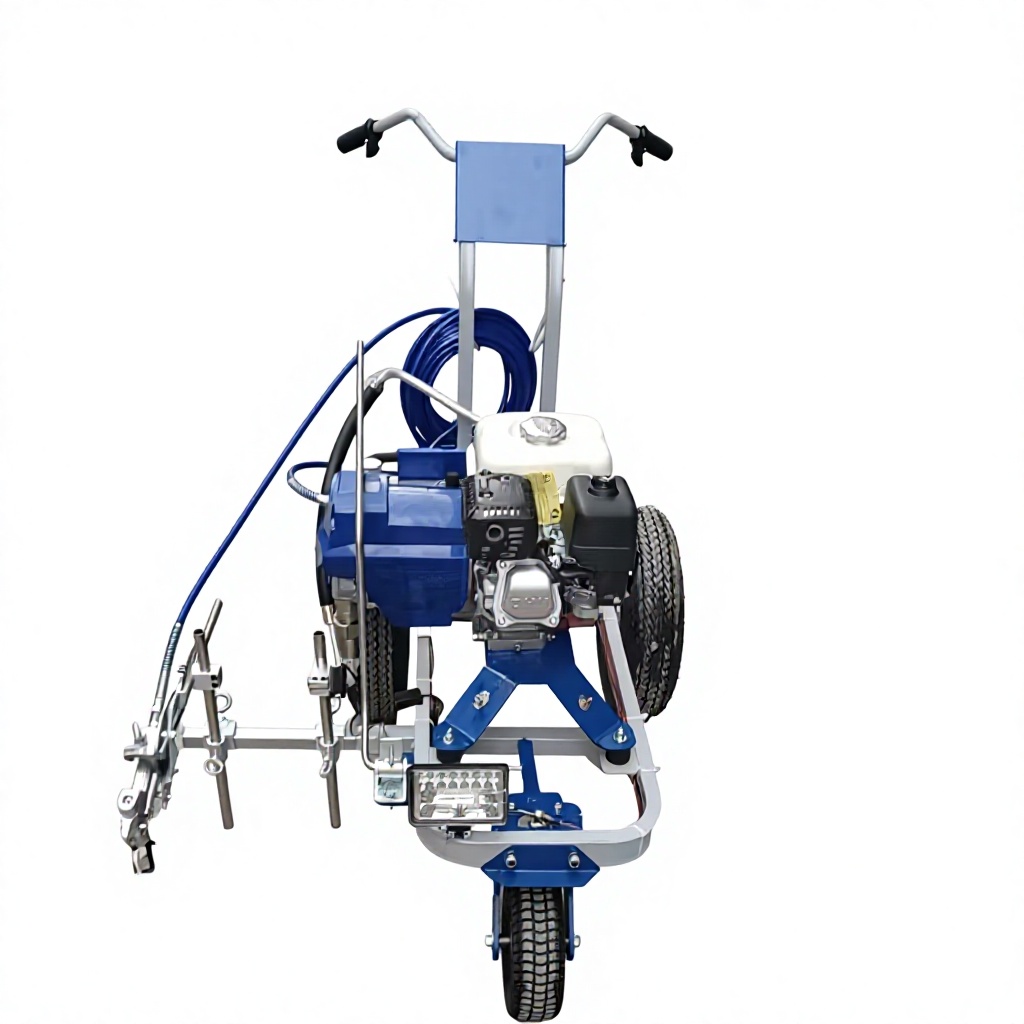 RN-100S Hand-Push Cold Spray Single/Double Gun Road Marking Machine